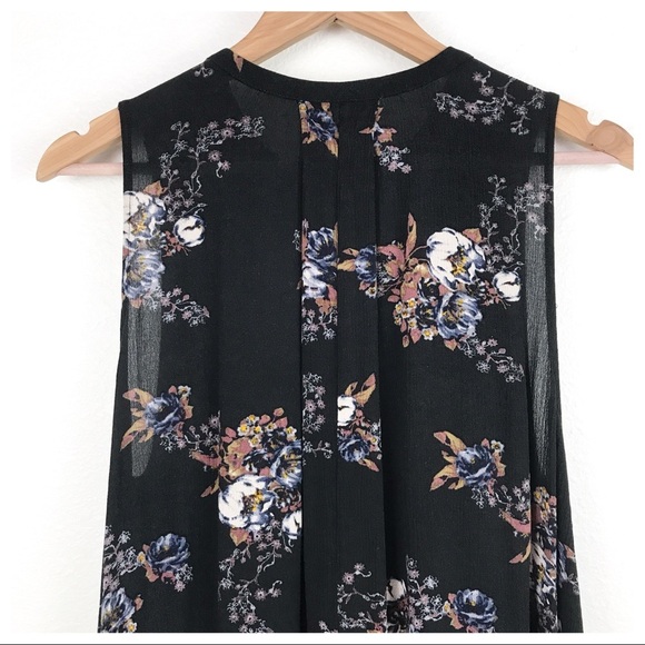 Free People Snap Out of it Tree Swing Tunic in Black Size‎ XS - Picture 9 of 11